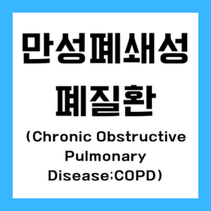 만성 폐쇄성 폐질환(COPD)
